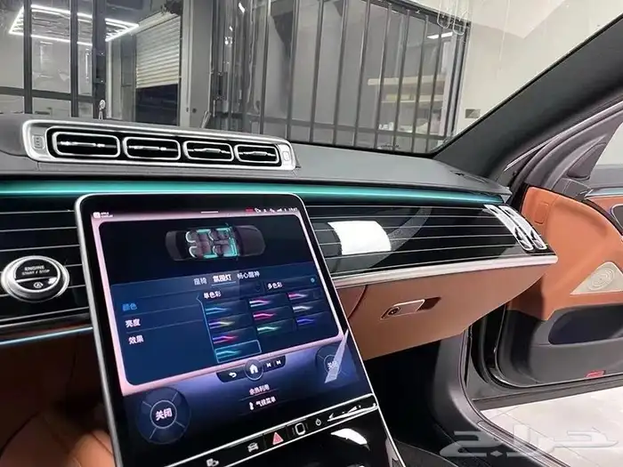 كيت برابوس مرسيدس الجوهرة W223 ليد تفاعلي بيانو بلاك 15