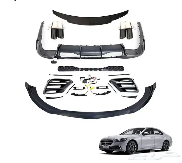 كيت برابوس مرسيدس الجوهرة W223 ليد تفاعلي بيانو بلاك 0