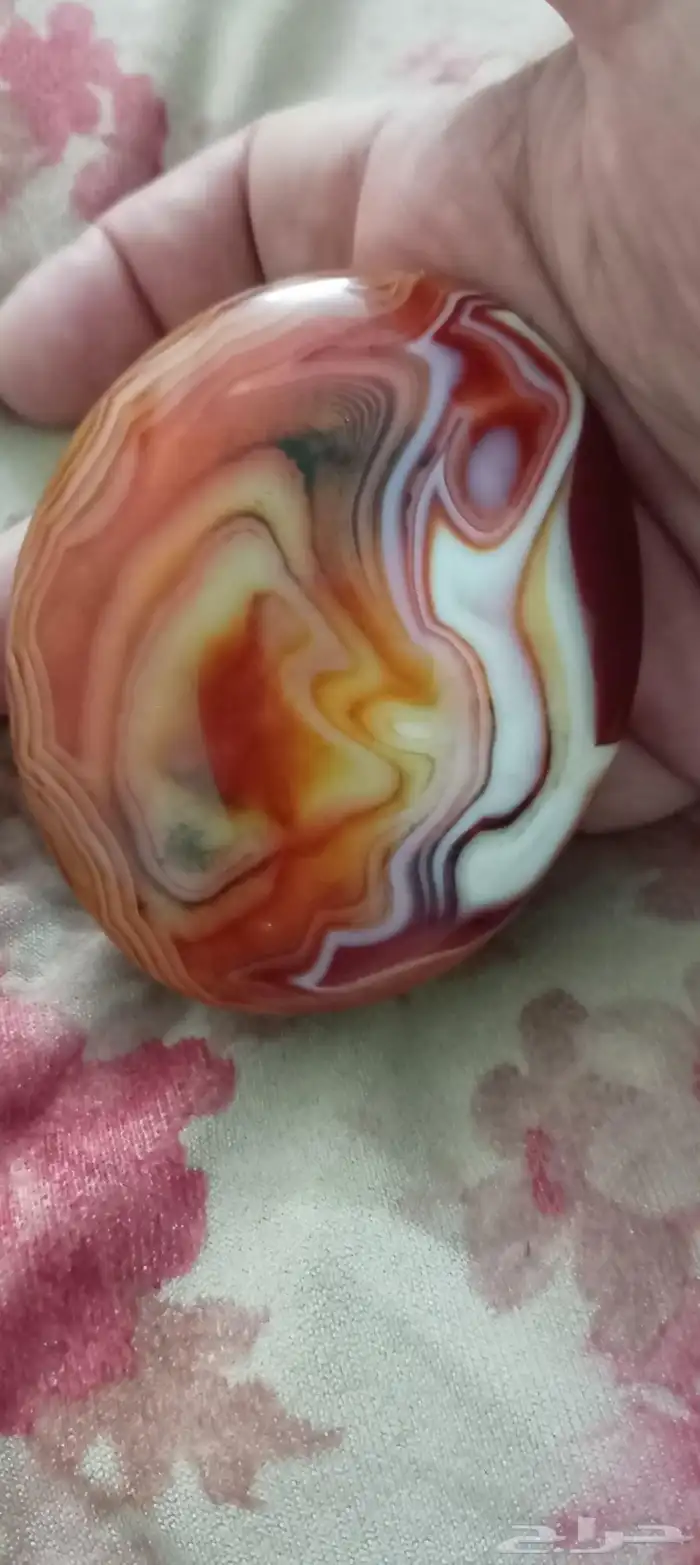 عقيق طبيعي لوحه فنيه واسم محمد 2