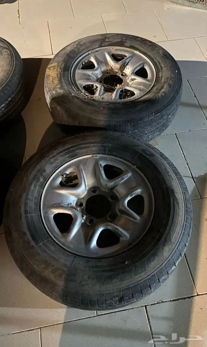 جنوط ديزل 17حقت لاتد كروزر جي 2009وكاله اقبل بدل جنوط هلل17 4