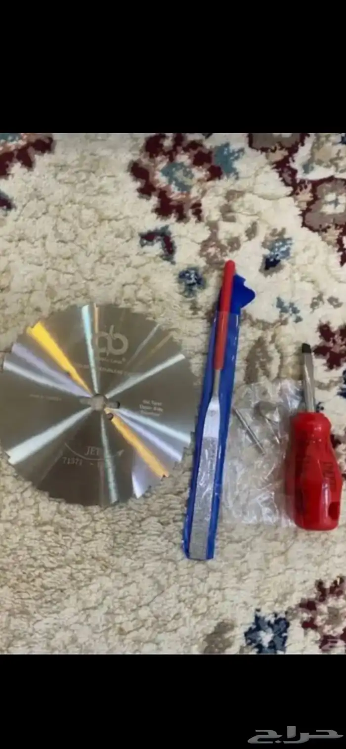 سكين شاورما كهرباءجديدلم يستخدم صناعه تركيه 4