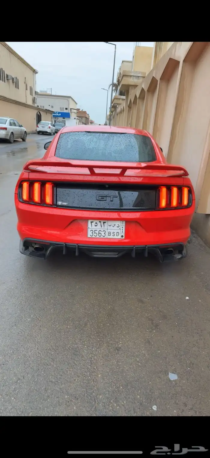 موستنق V8 بودي وكاله ممشى 190 لون احمر 3