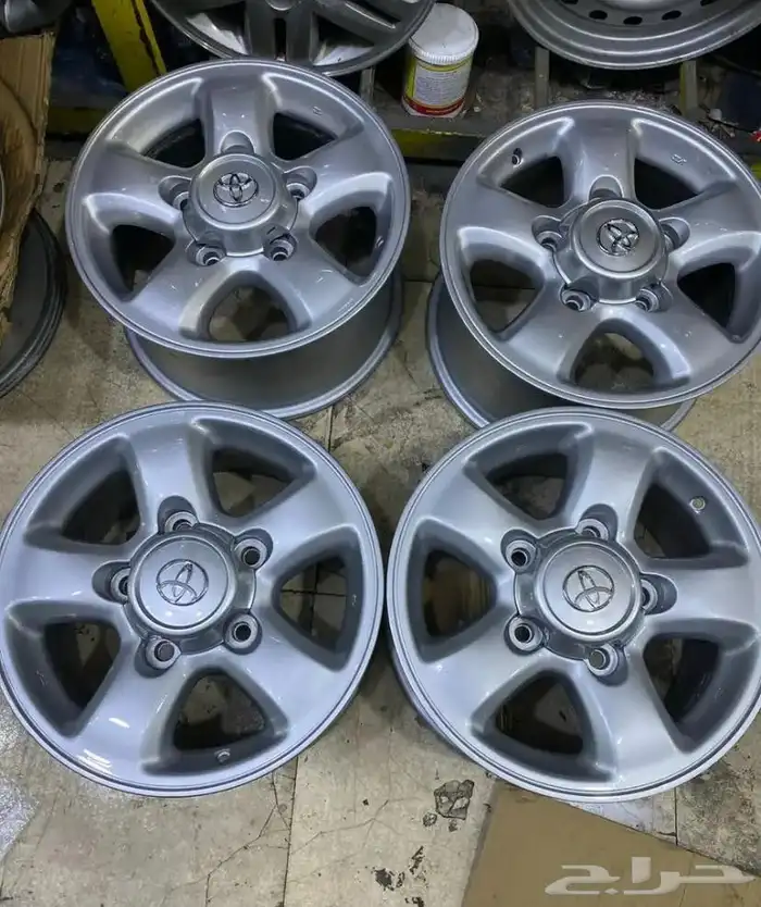 جنوط جيب لاندكروزر مقاس 16 اصلي وكاله موديل 98 1