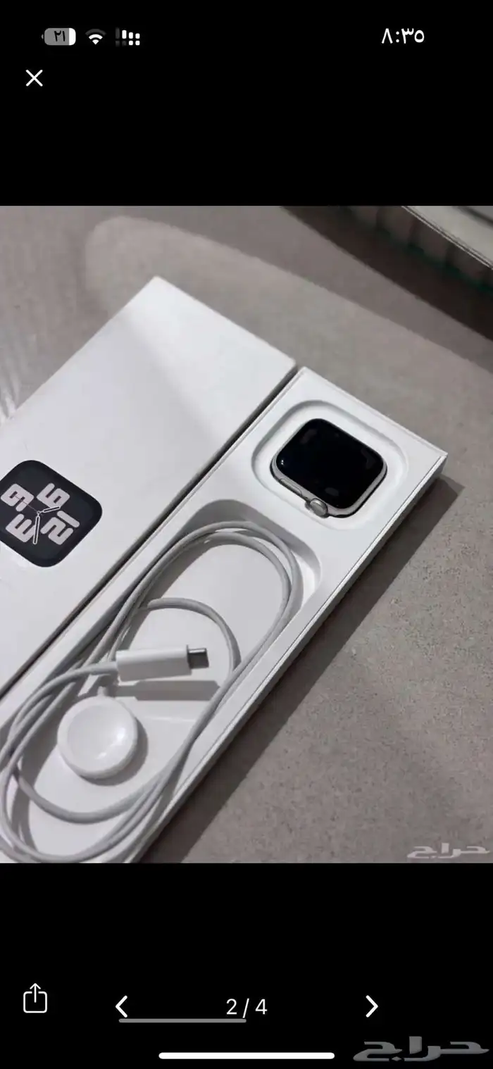 ساعه ابل se11 الجديده اخر اصدار مقاس40 بطاريه 100 3