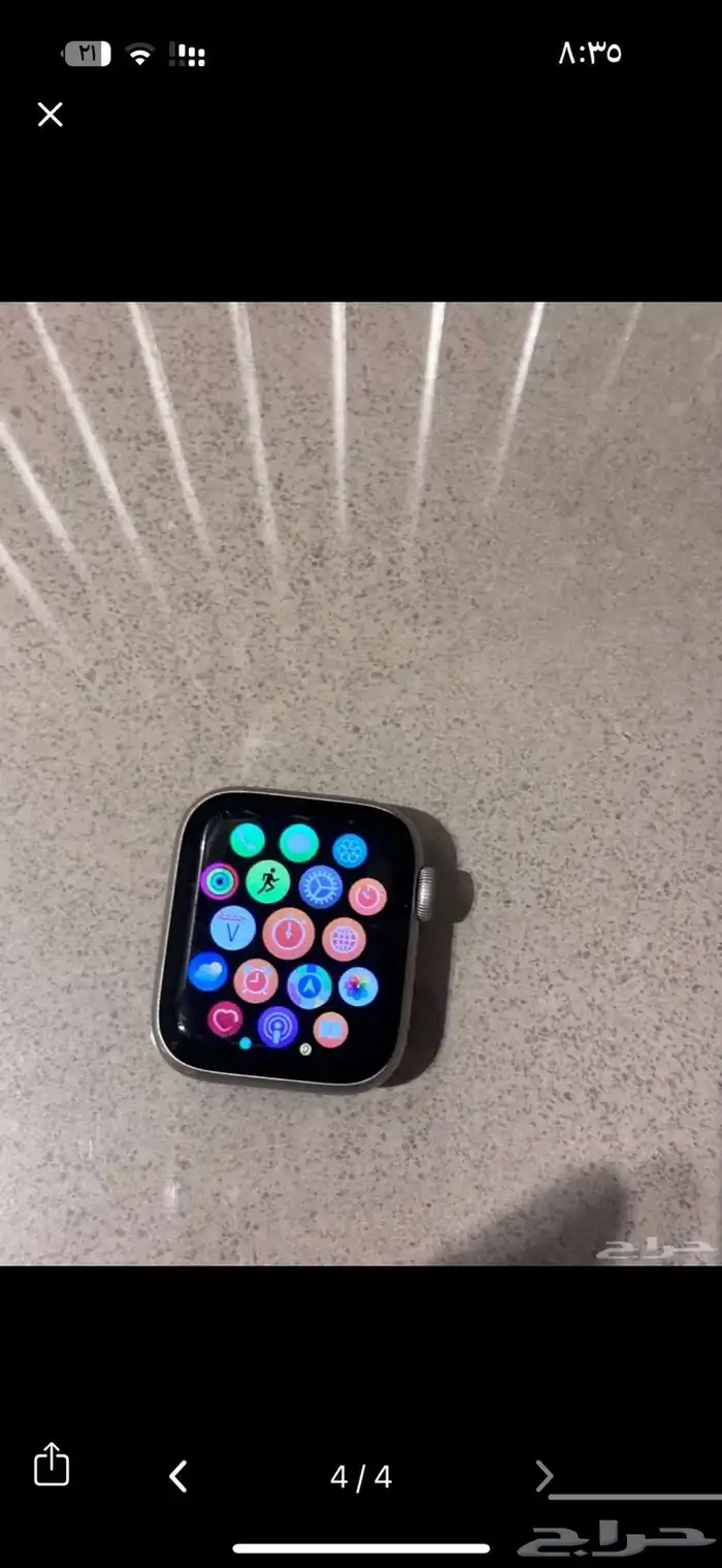 ساعه ابل se11 الجديده اخر اصدار مقاس40 بطاريه 100 5