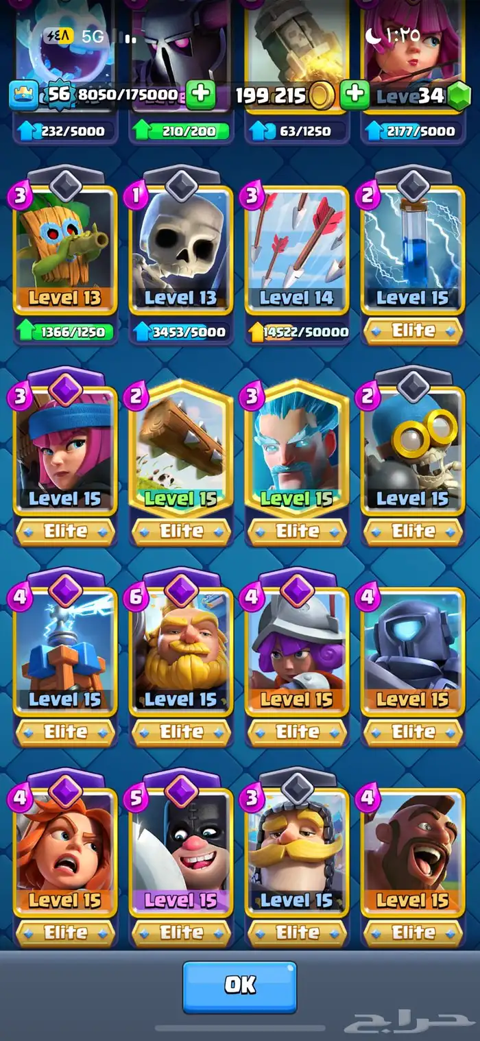 حساب كلاش رويال 13