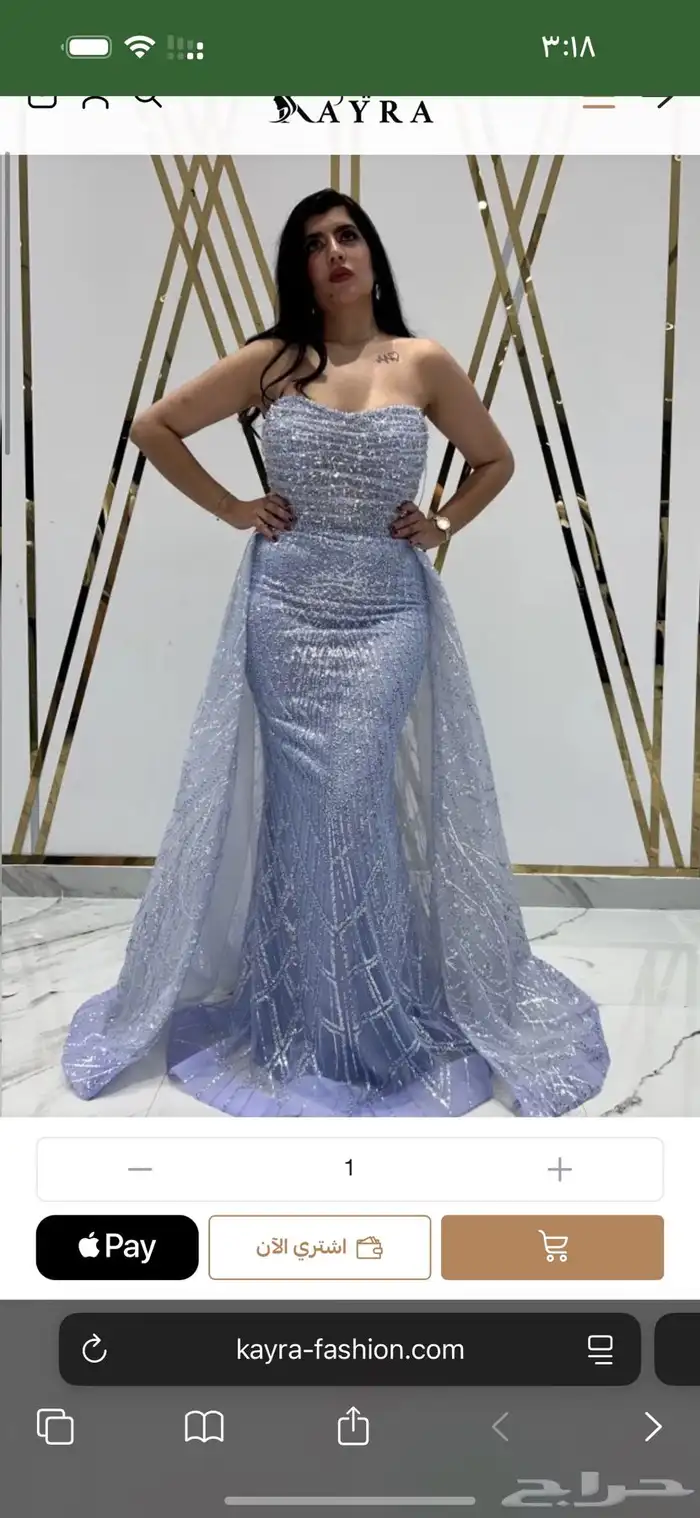 فستان سهرة فخم للبيع 3