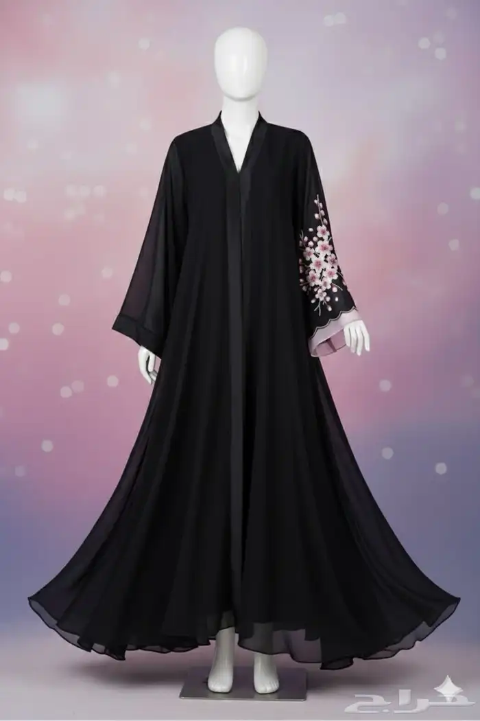 مصممه عبايات ابيع تصميمات فاخره جديده 1