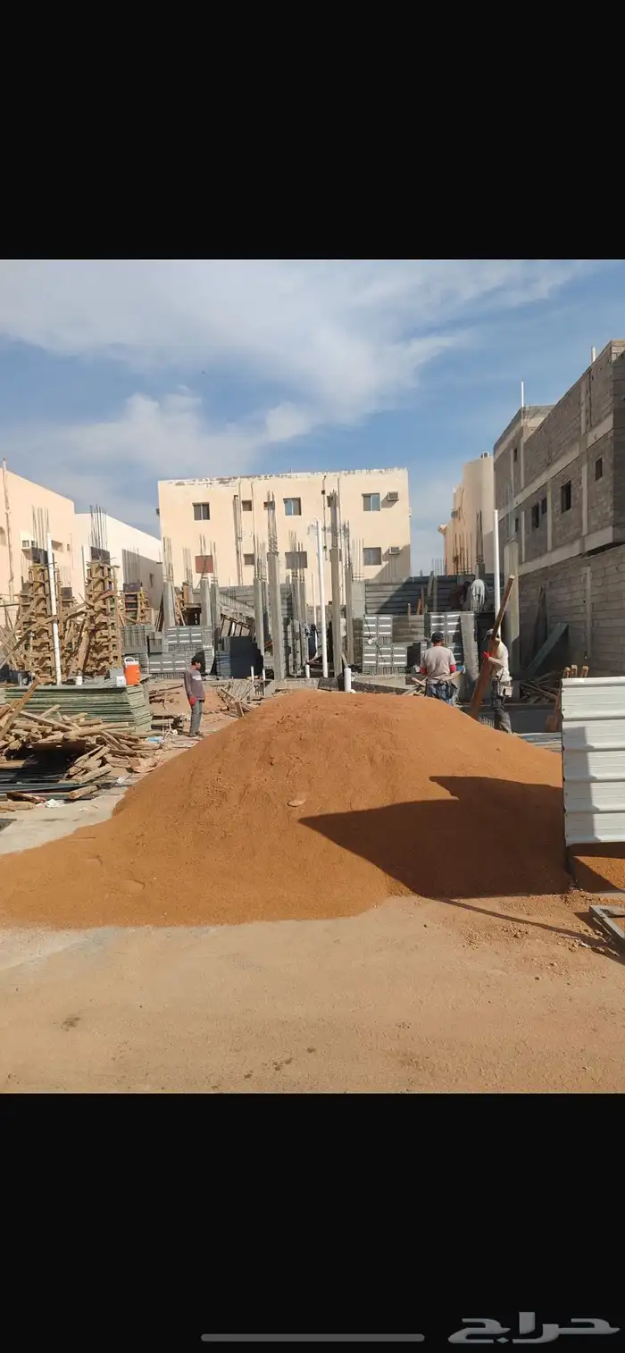 رمل احمر ورمل ابيض وزيرو ومغسول 1