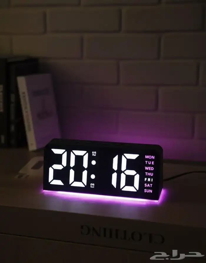 ساعة مكتب LED ذكية 0