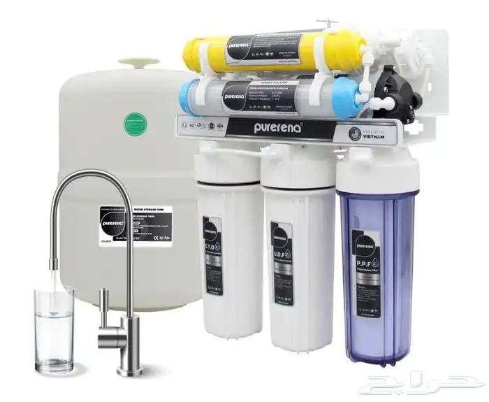 فلتر مياه بيورينا 7 مراحل فتنامي مع البرادة الذكية اعلي موا 0