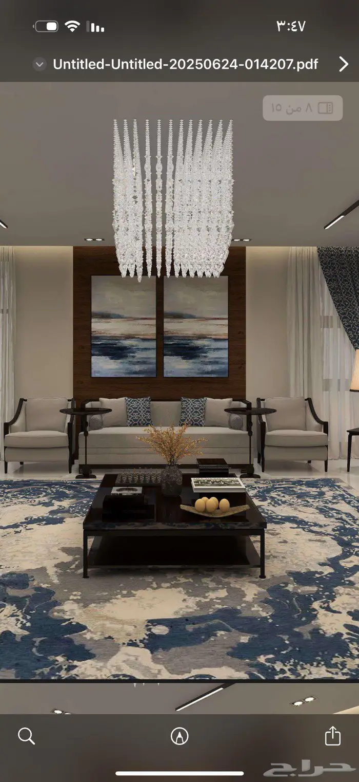 مصممة ديكور تصميم واشراف وتنفيذ 22