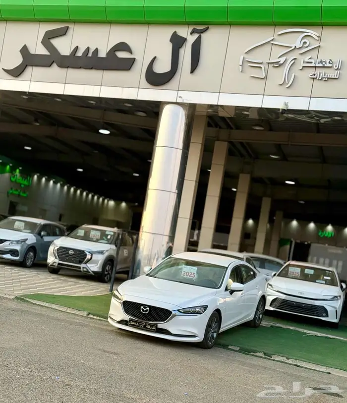 مازدا 6 ستاندر خليجي موديل 2025 ابيض   الوان 1