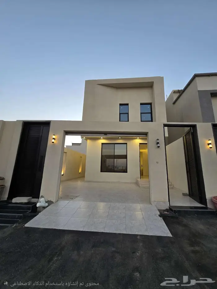 للبيع فيلا ثلاث أدوار بدرج خارجي تشطيب مميزأحدرفيده مخطط هيف 1