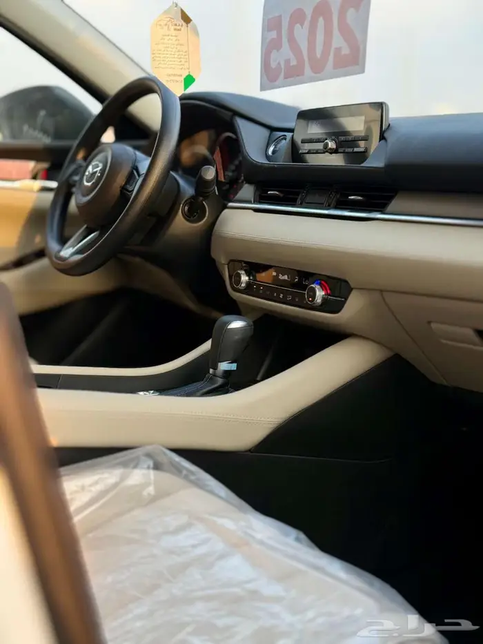 مازدا 6 ستاندر خليجي موديل 2025 ابيض   الوان 6