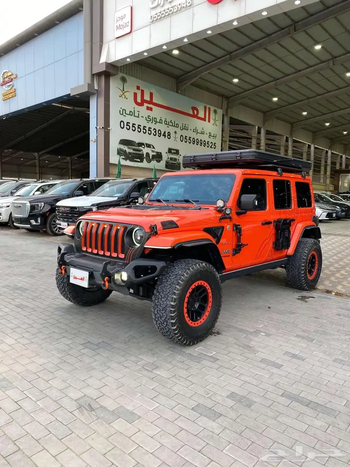 جيب رانجلر موديل 2018 عداد 194 الف كم 0