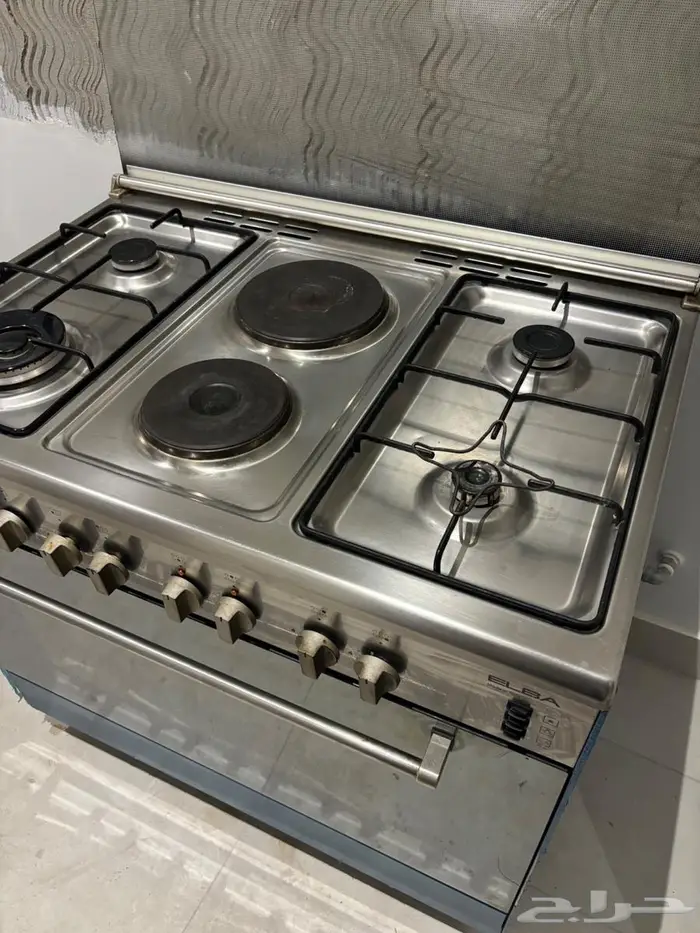 فرن إلبا غاز وكهرب شبه جديد 3