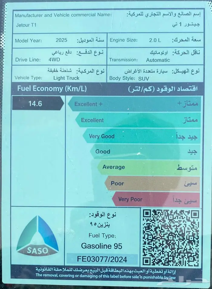 جيتور تى وان لاكجري موديل 2025 16