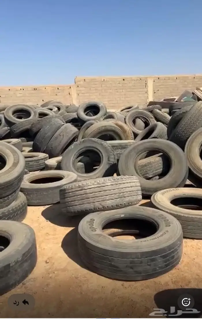 اطارات تالفة للبيع 0