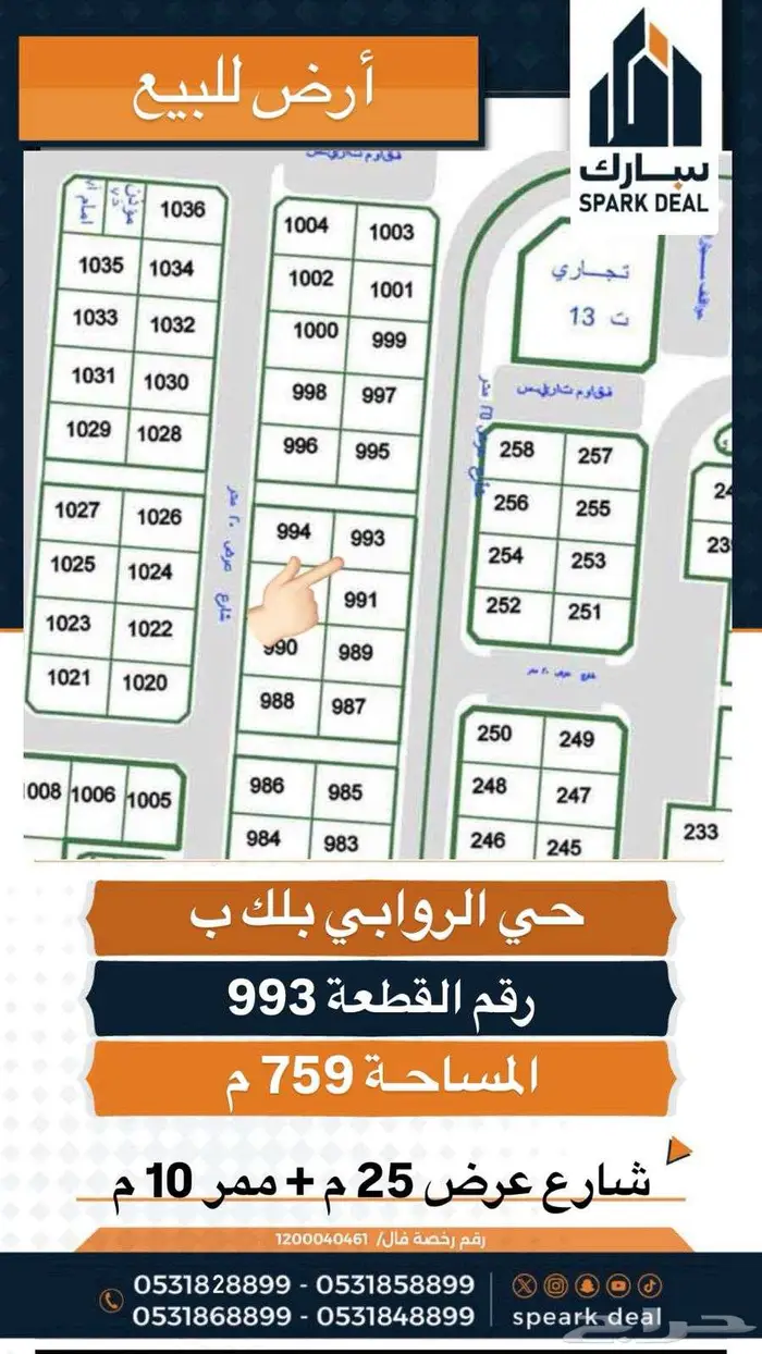 اراضي للبيع بجميع احياء عرعر الحدود الشمالية 30