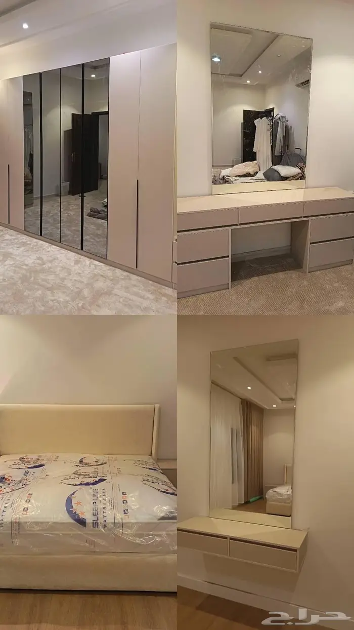 خزائن ملابس غرفة النوم تفصيل عل حسب الطلب 7