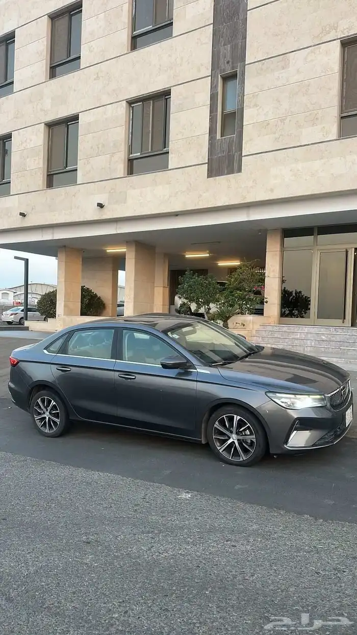 جيلي امجراند 7 الموديل 2023 الممشى 129 الف كيلو البدي رشوش 1