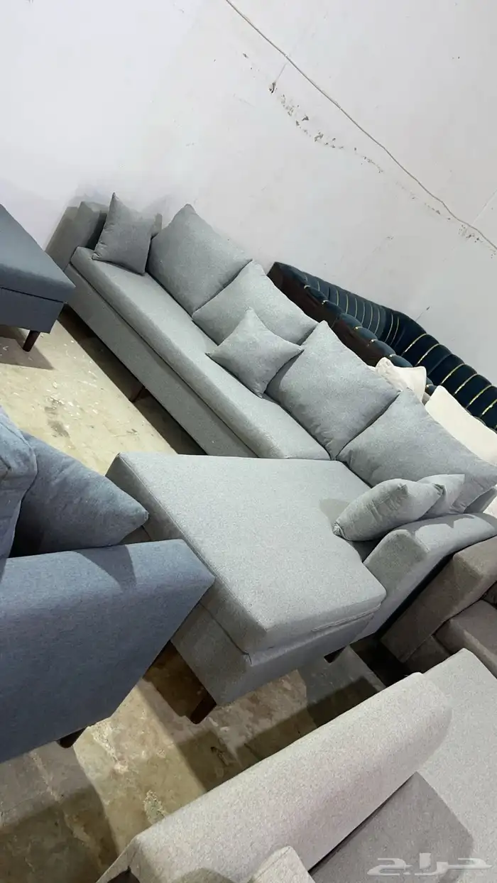 كنب جديد جاهز حرف ال و7نفر 8