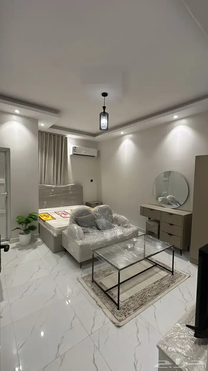 استيديوهات مؤثثه جديده اول ساكن حي الحمراء 1