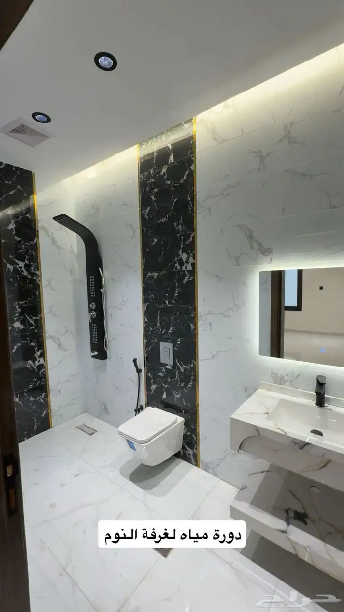 للايجار شقة جديدة 6 غرف واسعة مساحة 230 م 6