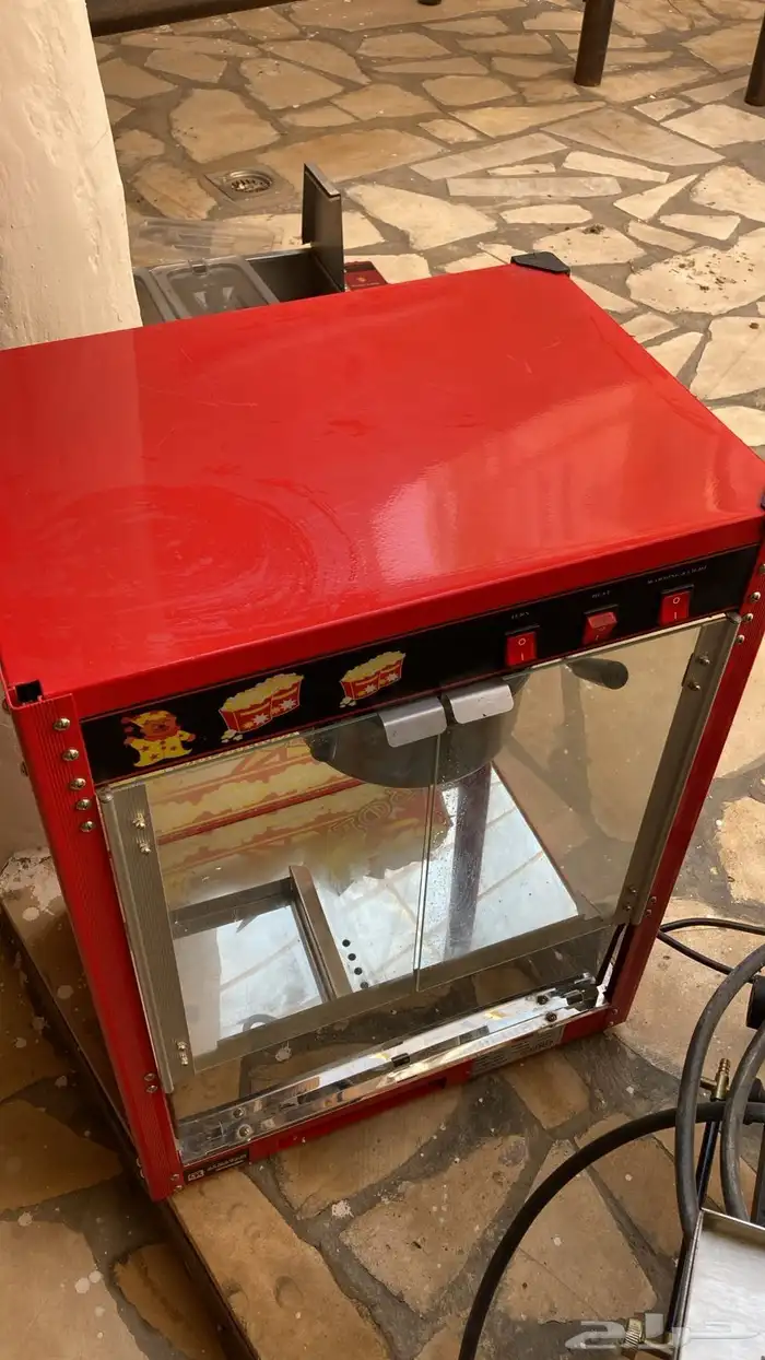 مكينة صنع فشار   ذره   قلاية   سخان اكل مطاعم 0