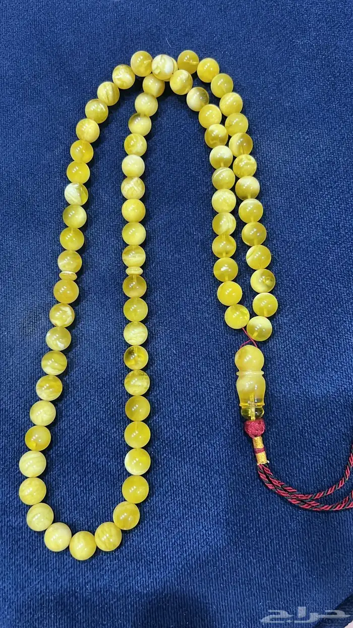 مزاد سبح كهرمان ذهب الرجال(7ونص) 3