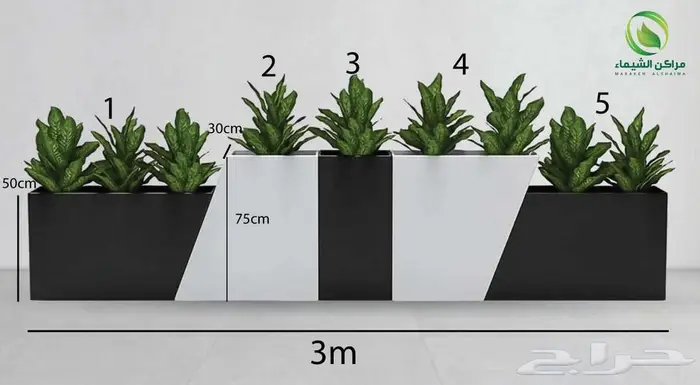 احواض ومراكن زرع جملة بجدة لتنسيق الحدائق المنزلية 3