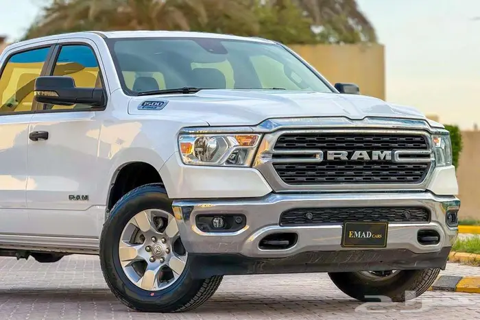 دودج رام BIGHORN 2023 ابيض سعودي زيرو 1