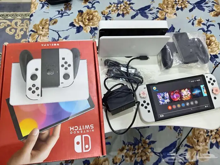 نينتندو سويتش اوليد معدل بكامل الملحقات ذاكره 256 GB 0