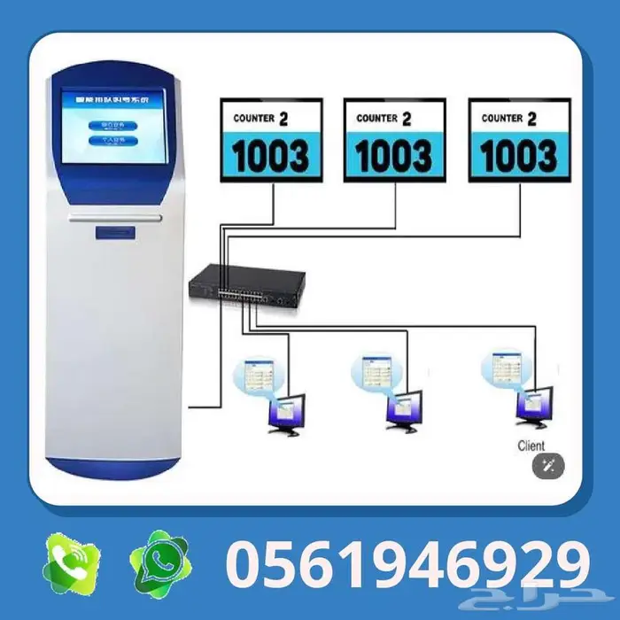 اجهزة انتظار العملاء جهاز انتظار العملاء شركة انظمة انتظار 2