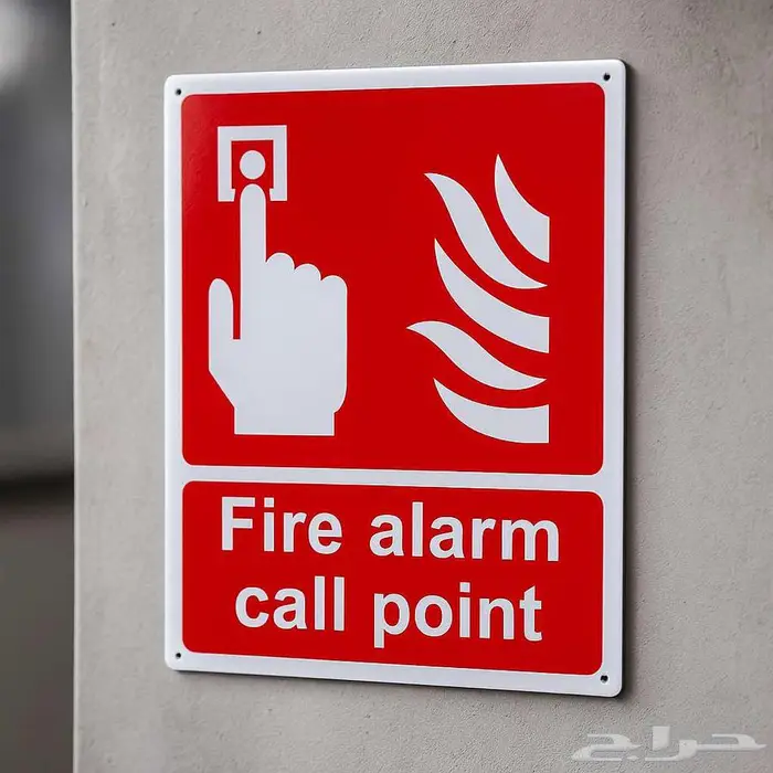 لوحات ارشادية وتحذيرية للسلامة ( بلاستيك مقوى سمك 2.5 مم ) 13