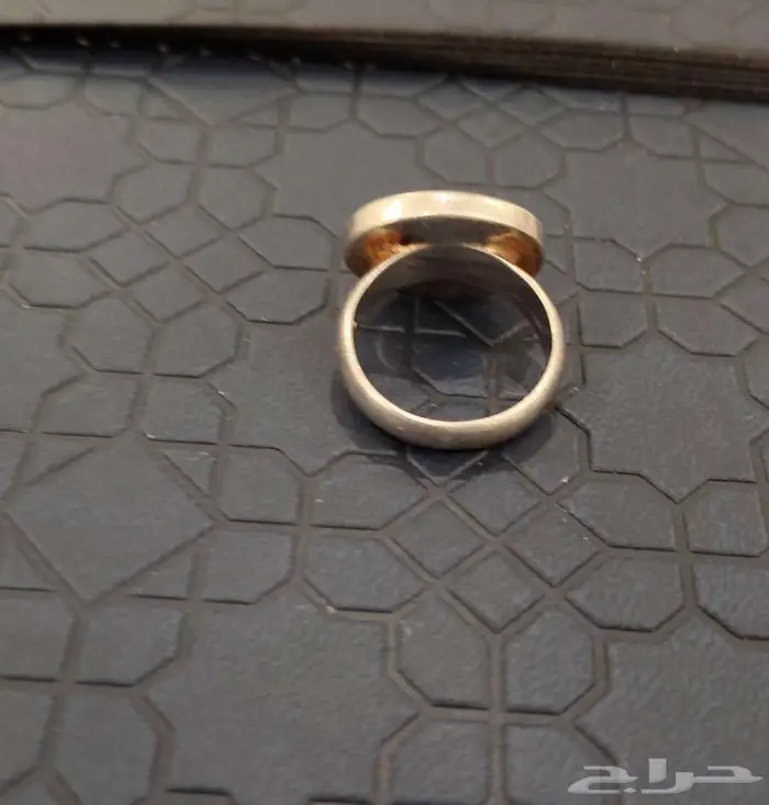 خاتم الماس مع صدف سيفين و نخله 7