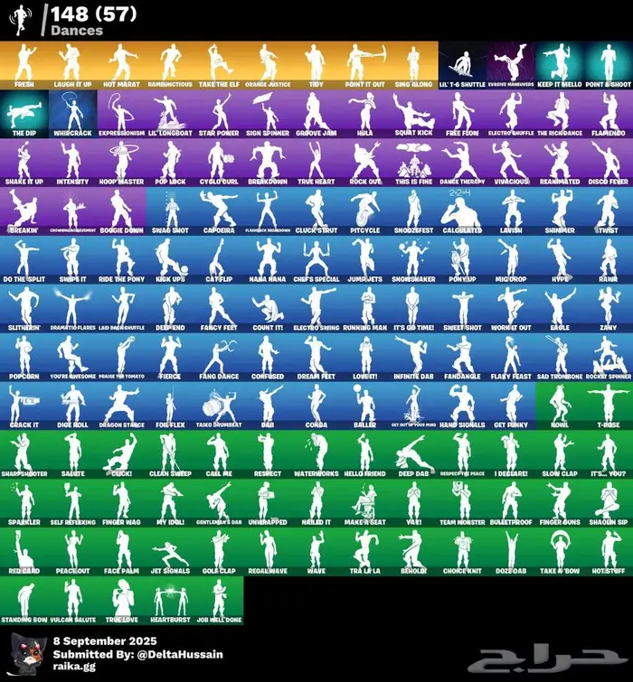 حساب فورت نايت نادر فيه 182 سكن 5