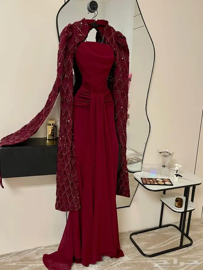 فستان مناسبات شتوي وصيفي نشحن لكافه مدن المملكة 12