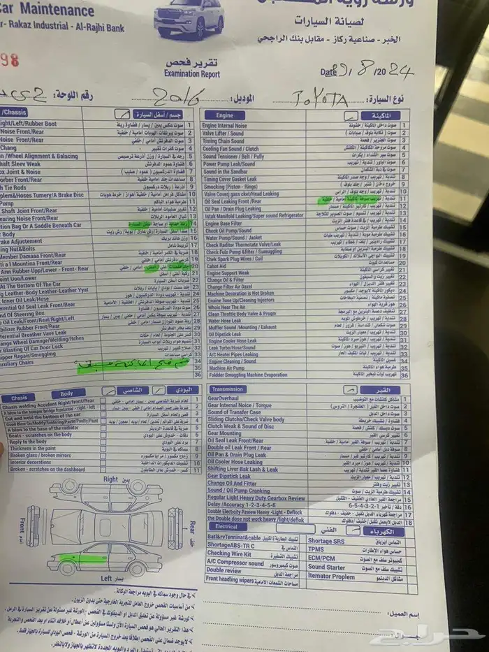 السلام عليكم ورحمه الله وبركاته لعرض لكم سياره كورلا 201 1