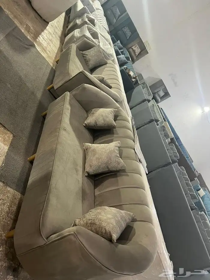 كنب جديد جاهز حرف ال و7نفر 33