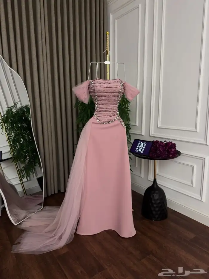 فستان مناسبات شتوي وصيفي نشحن لكافه مدن المملكة 10