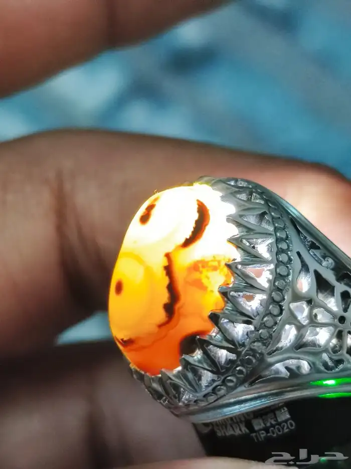 خاتم فضة سليماني هندي صياغة شاكري 4