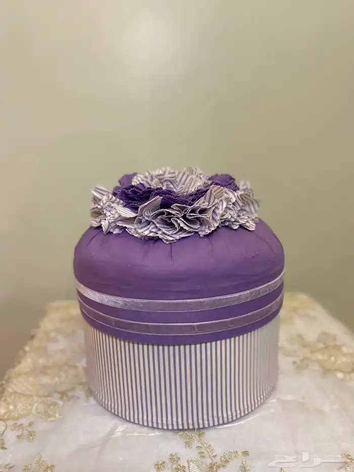 علب مغلفه بالقماش للهدايا والدبش 17