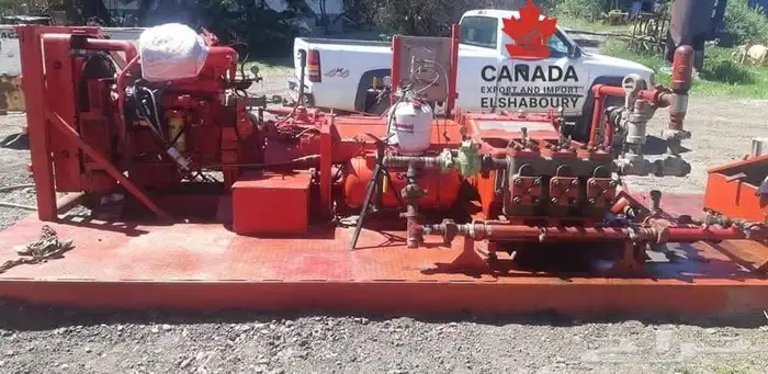 للبيع   مضخة Gardner Denver PZ-8 Triplex مع موتور Cate 9