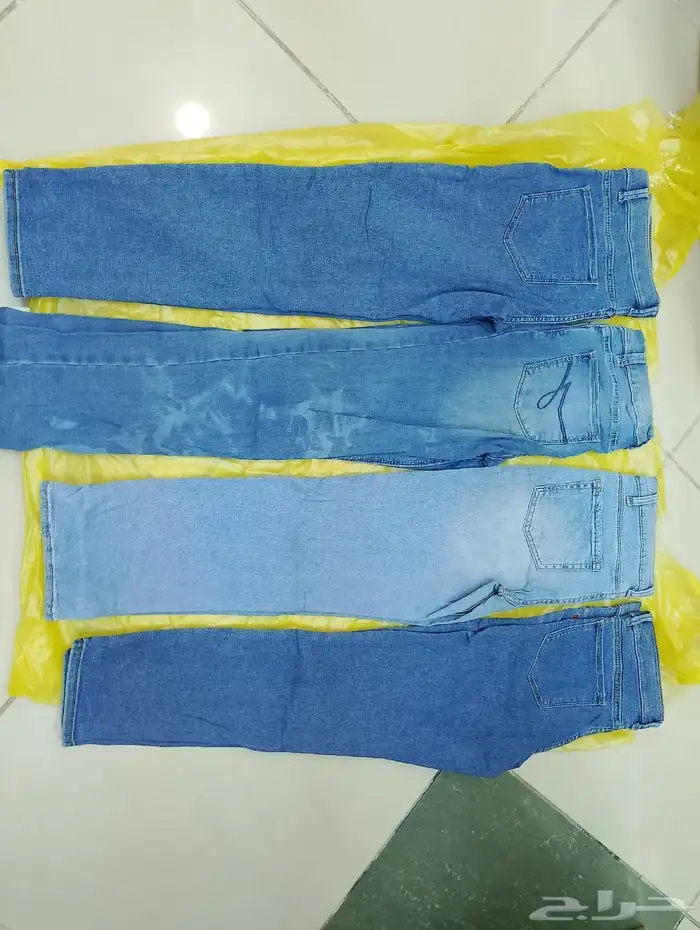 بناطيل اولادي جينز 400درزن 75ريال 1
