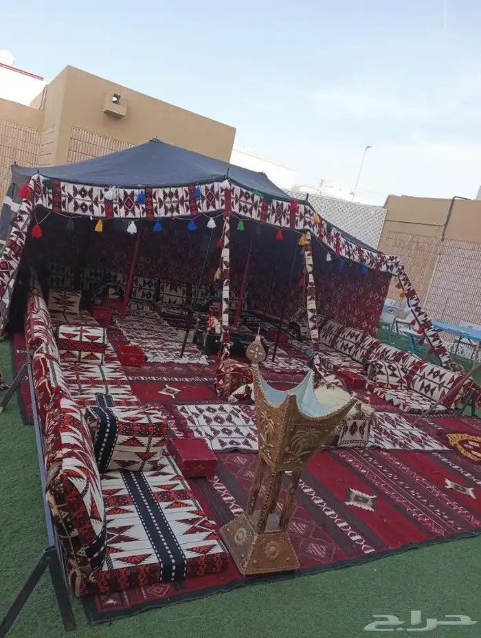 تأجير جلسات شعبية خيام كنب زل دفايات سماعات 0