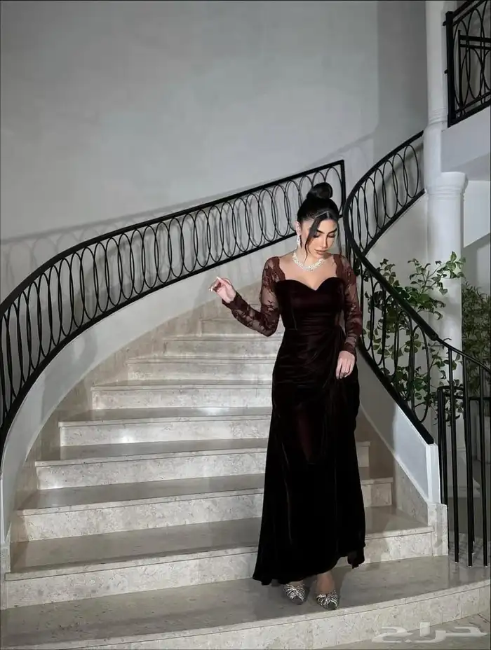 فستان مناسبات شتوي وصيفي نشحن لكافه مدن المملكة 38