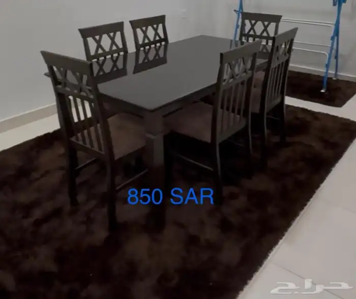 ثلاجة غسالة طاولات شبه جديدة -سفرة وسجاد- غرفة نوم ومرتبة 2