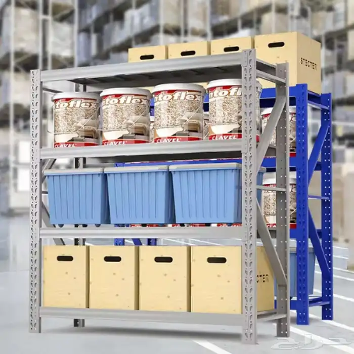 رفوف تخزين مستوعات بجميع المقاسات 1